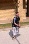 Elder Plantin Playing Volleyball