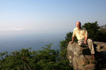 Jim on Rock Near Gods Window