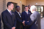 Elder Young with Byamugisha