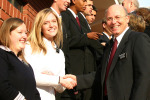 Sister Crocker with Pres Bowden