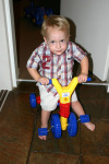 Owen on Bike
