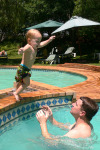 Owen Jumping Into Pool 2