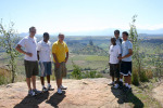 Missionaries with Qiloane Pinnacle