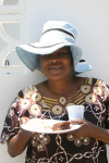 Lady in Botswana Hat