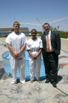 Elders Lambert and Smith with Sister Tokozile