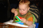James with South African Flag