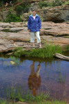 Jane and Reflection at Bourkes