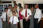 With Elder Bradshaw and Family